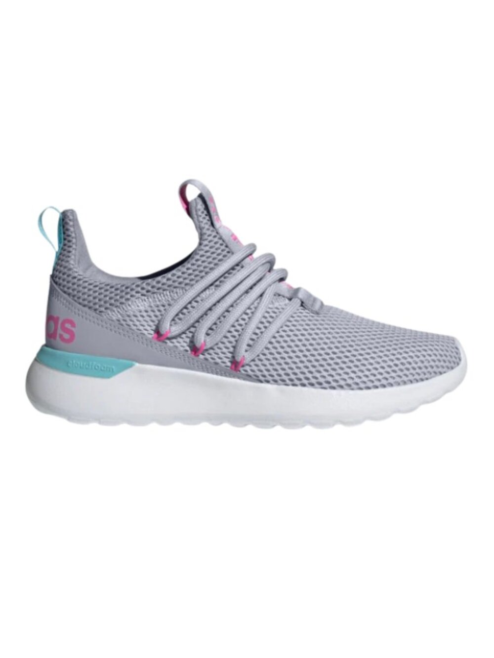 Adidas Kids Lite Racer Adapt 3.0 K - Halo Silver / Screaming Pink - FY7206